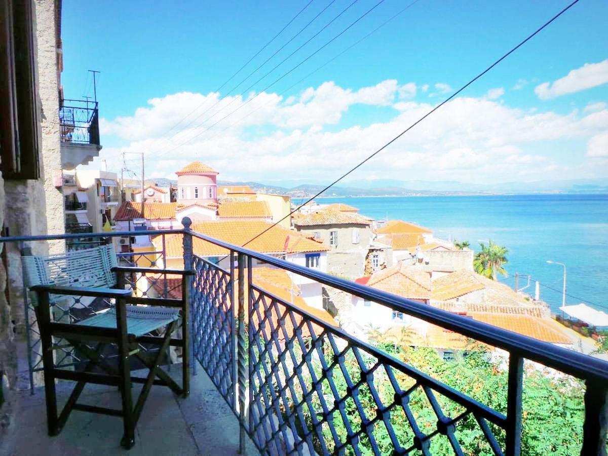 Gytheio Retreat, Panoramic Sea View Apartment Bagian luar foto